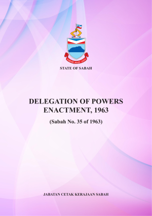 Delegation of Powers Enactment, 1963